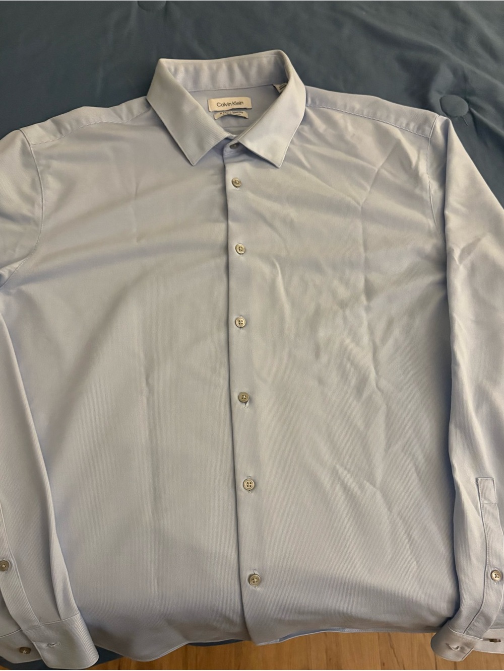 Calvin Klein X Extra Slim Fit Wicking Stretch Dress Shirt XL Men's